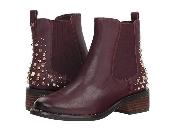 Sam Edelman Dover (deep Burgundy Modena Calf Leather) Women's Shoes