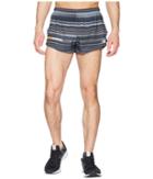 New Balance Printed Impact Split Shorts 3 (black) Men's Shorts
