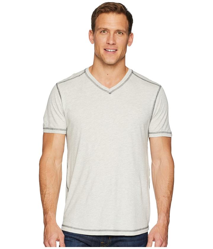 Agave Denim Dawn Patrol Short Sleeve V-neck (heather) Men's Short Sleeve Pullover