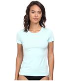 Rip Curl Wash Loose Fit Short Sleeve (aqua Heather) Women's Swimwear