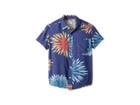 Quiksilver Kids New Variable Short Sleeve (big Kids) (bijou Blue Variable) Boy's Short Sleeve Button Up