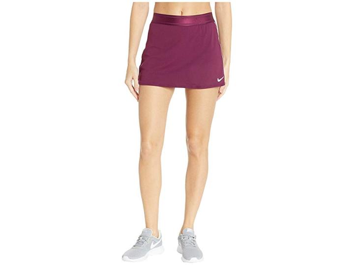 Nike Court Dry Skirt Stretch (bordeaux/white/white/bordeaux) Women's Skirt