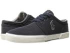 Polo Ralph Lauren Faxon Low (dark Navy Matte Fabric/performance Nylon) Men's Shoes