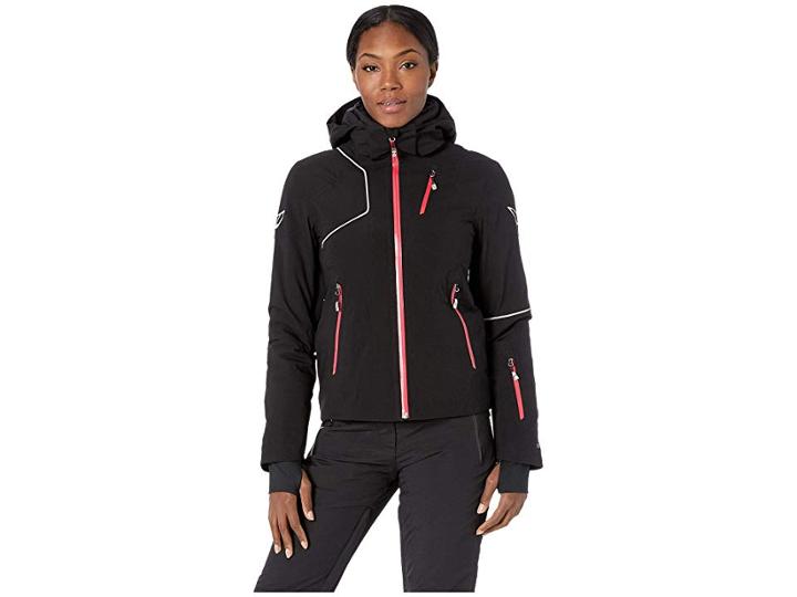 Spyder Hera Jacket (black/hibiscus) Women's Coat