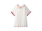 Sonia Rykiel Kids Adama Bell Sleeve Dress W/ Floral Embroidery (little Kids/big Kids) (vanilla) Girl's Dress