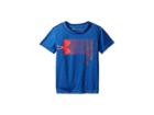 Under Armour Kids New Hybrid Big Logo Short Sleeve Tee (toddler) (ultra Blue) Boy's T Shirt