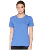 Adidas Yola Short Sleeve Crew Tee (hi-res Blue) Women's T Shirt
