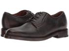 Frye Jones Oxford (dark Brown Crackle Brush-off) Men's Shoes