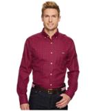 Vineyard Vines Bentley Gingham Classic Tucker Shirt (barberry) Men's Clothing
