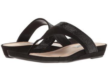 Nina Micayla (true Black Glam Suede) Women's Sandals