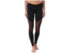 Onzie Track Leggings (black/mesh/black) Women's Casual Pants