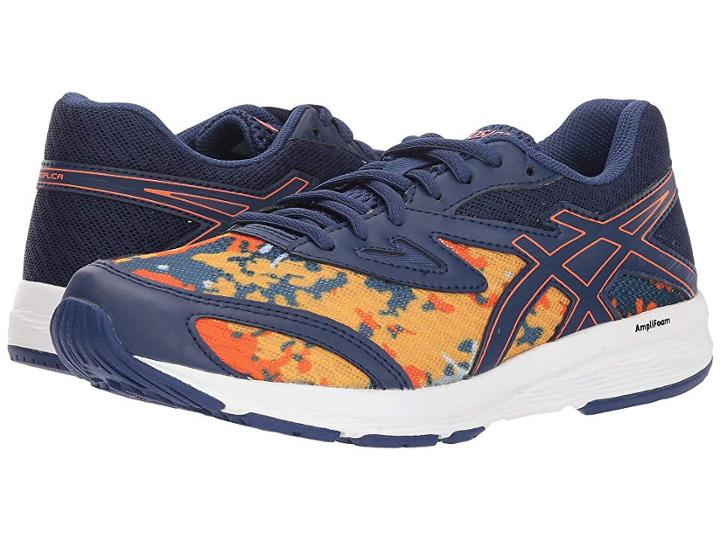 Asics Kids Amplica (big Kid) (deep Ocean/koi) Boys Shoes