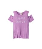 People's Project La Kids Love More Tee (big Kids) (orchid) Girl's T Shirt