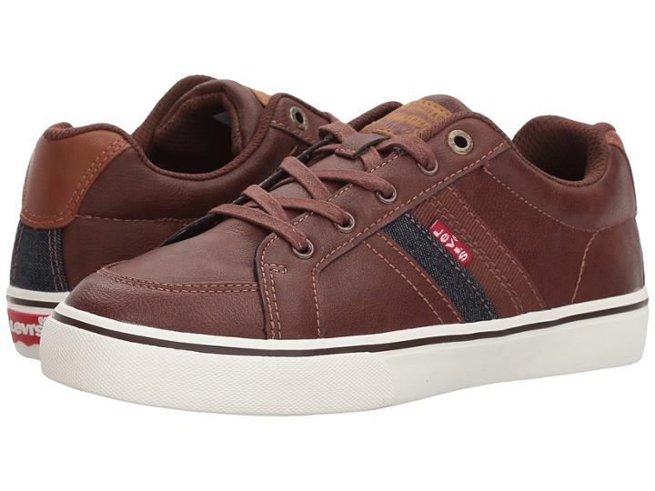 Levi's(r) Shoes Turner Nappa (little Kid/big Kid) (brown/tan) Men's  Shoes