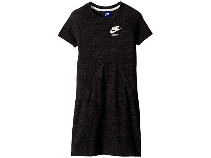 Nike Kids Sportswear Vintage Dress (little Kids/big Kids) (black/sail) Girl's Dress