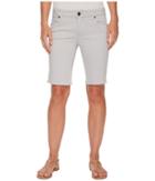 Kut From The Kloth Natalie Bermuda Fray Hem In Cool Grey (cool Grey) Women's Shorts