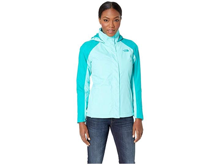 The North Face Resolve Insulated Jacket (mint Blue/kokomo Green) Women's Coat