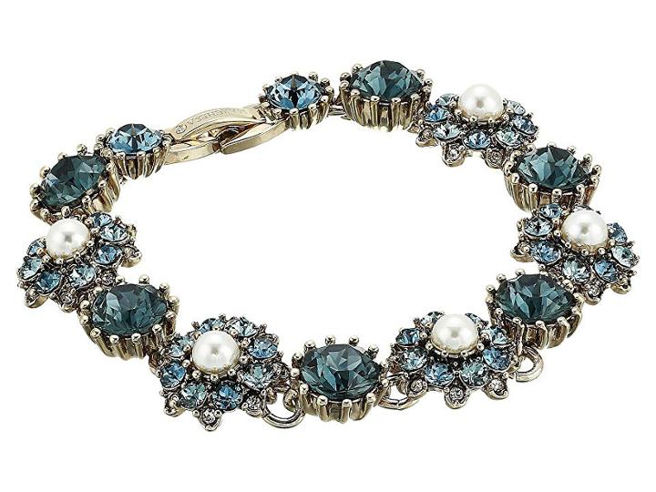 Marchesa 7.25 In Flex Bracelet (gold/blue Multi) Bracelet