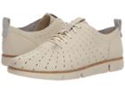 Clarks Tri Etch (white Leather) Women's Lace Up Casual Shoes