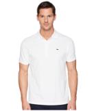 Lacoste Short Sleeve '85th Anni' Future Polo Regular (white) Men's Short Sleeve Pullover