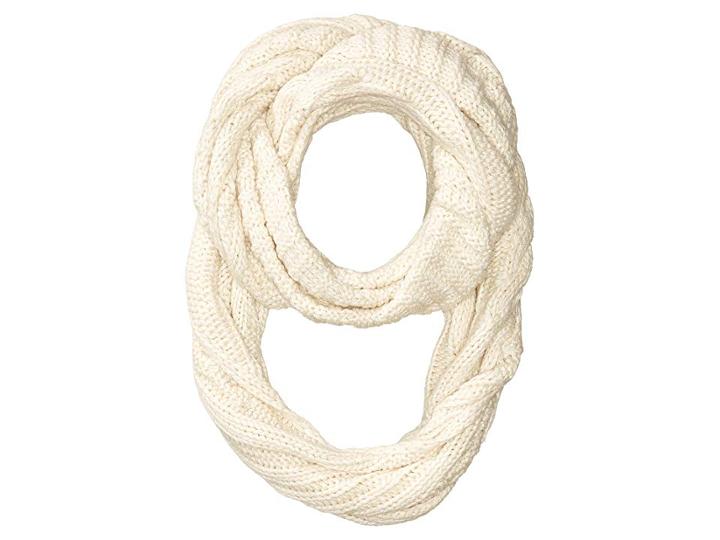 Polo Ralph Lauren Traveling Cable Neck Ring Scarf (cream) Scarves