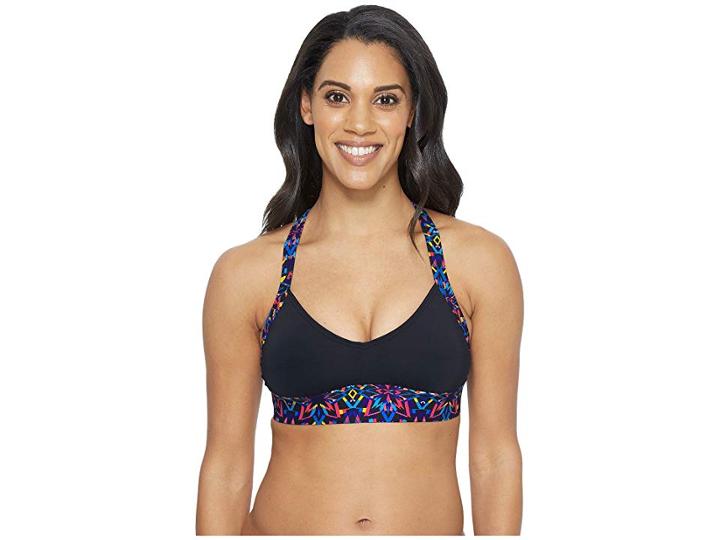 Tyr Carnivale Isla Top (black/multi) Women's Swimwear