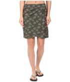 Toad&co Whirlwind Skirt (dark Moss Print) Women's Skirt