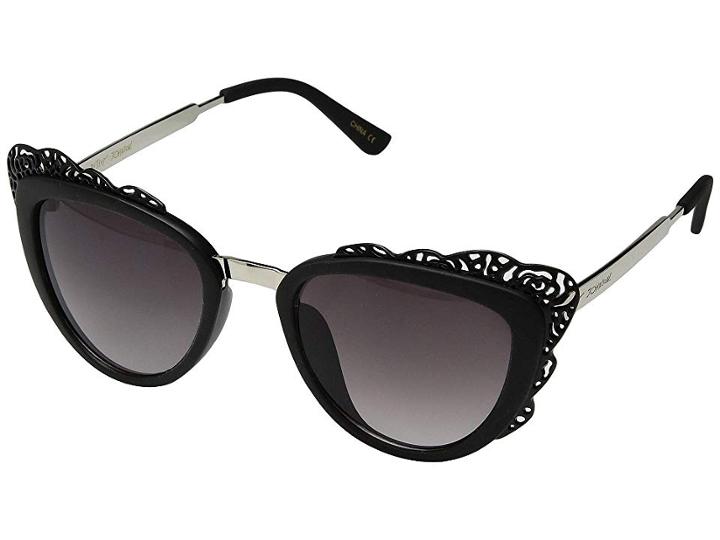 Betsey Johnson Bj899124 (black) Fashion Sunglasses