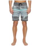 Billabong Spinner Lo Tide Print Boardshorts (grey) Men's Swimwear