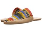 Tory Burch Sienna Flat Slide (natural Vachetta) Women's Slide Shoes