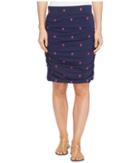 Hatley Ruched Skirt (fade Out Chevron) Women's Skirt