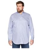 Robert Graham Big Tall Luther Long Sleeve Woven Shirt (steel (tall)) Men's Clothing