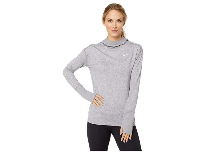 Nike Element Hoodie (gunsmoke/heather) Women's Sweatshirt