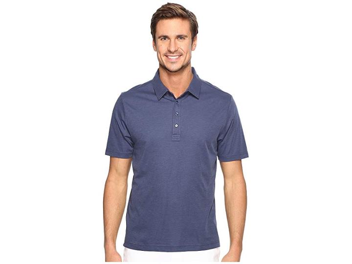 Travismathew The Ten Year Polo (dark Blue) Men's Clothing