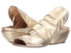 Marsell Metallic Wedge (platinum) Women's Wedge Shoes