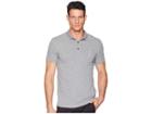Boss Orange Short Sleeve Polo With Logo Patch (grey) Men's Short Sleeve Pullover