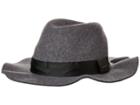 Scotch & Soda Classic Felt Fedora Hat (grey Melange) Fedora Hats