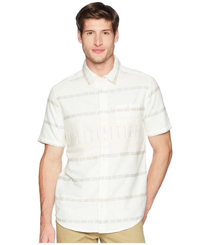Rvca Krazy Kat Short Sleeve (antique White) Men's Clothing