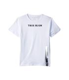 True Religion Kids Hs Foil Tee (big Kids) (white) Boy's T Shirt