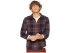 Rvca Ludlow Flannel (pirate Black) Men's Clothing