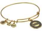 Alex And Ani Sigma Sigma Sigma Charm Bangle (rafaelian Gold Finish) Bracelet