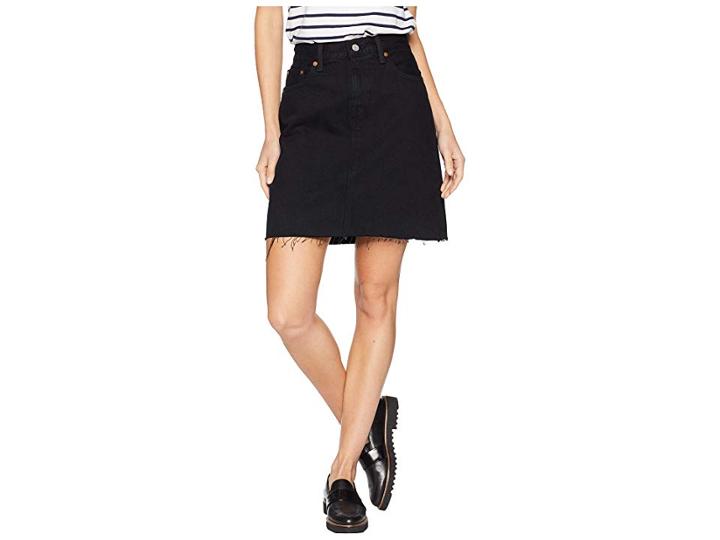 Levi's(r) Premium Everyday Skirt (charcoal Black) Women's Skirt