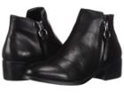 Steve Madden Dacey Bootie (black Leather) Women's Zip Boots