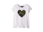 Polo Ralph Lauren Kids Polo Heart Graphic T-shirt (little Kids) (white) Girl's T Shirt