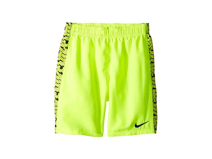 Nike Kids Rush Replay Racer 6 Trunk (big Kids) (volt) Boy's Swimwear