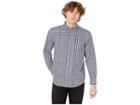 Ben Sherman Long Sleeve Plaid Shirt (victoria Blue) Men's Long Sleeve Button Up
