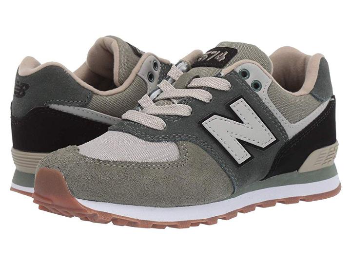 New Balance Kids Pc574v1 (little Kid) (faded Rosin/black) Boys Shoes
