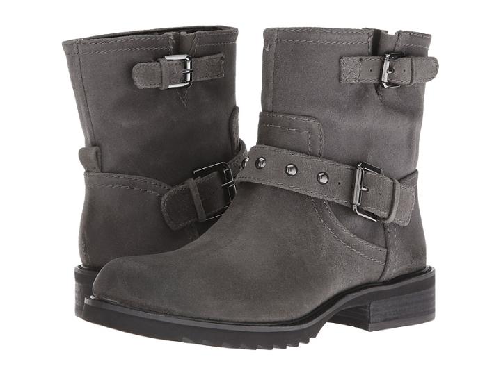 Nine West Willa (dark Grey Leather) Women's Boots