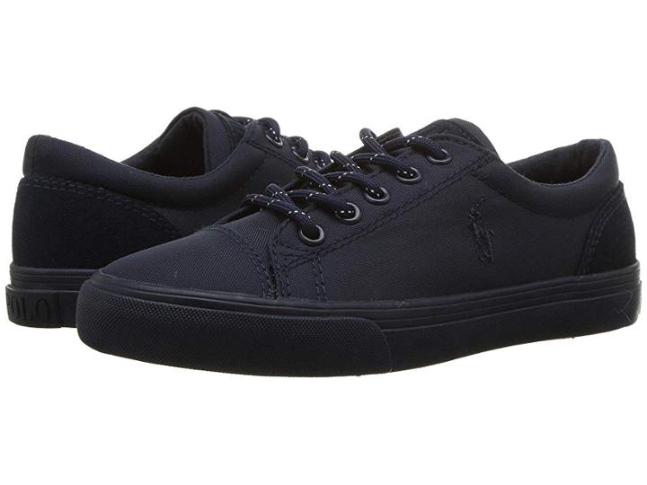Polo Ralph Lauren Kids Brayden (little Kid/big Kid) (navy Nylon/suede/navy Pp) Boy's Shoes