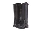 Frye Engineer Shearling Tall (black Recycled Rubber/shearling) Cowboy Boots